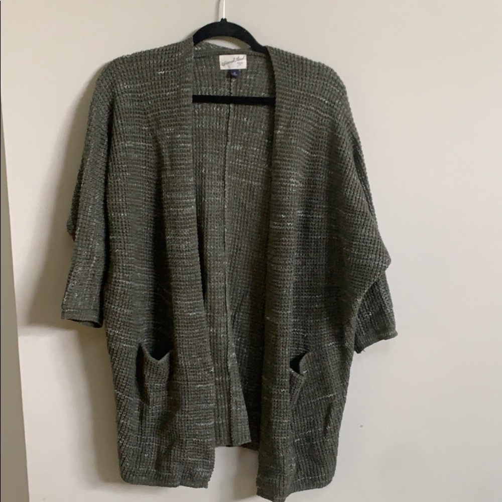 XS Olive Cardigan